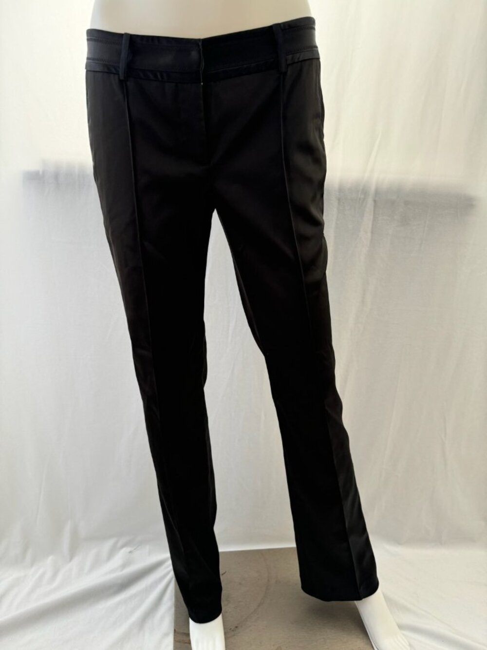 Marciano Women's Pants Satin Black Rise Low Size 6